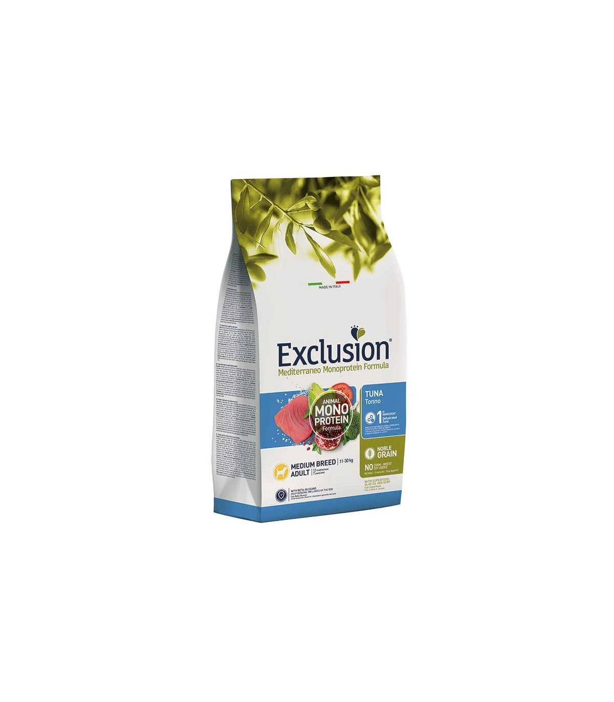 Exclusion Mediterraneo Adult Medium Breed Tonno 12 Kg 3 Exclusion Mediterraneo Adult Medium Breed Tonno 12 Kg
