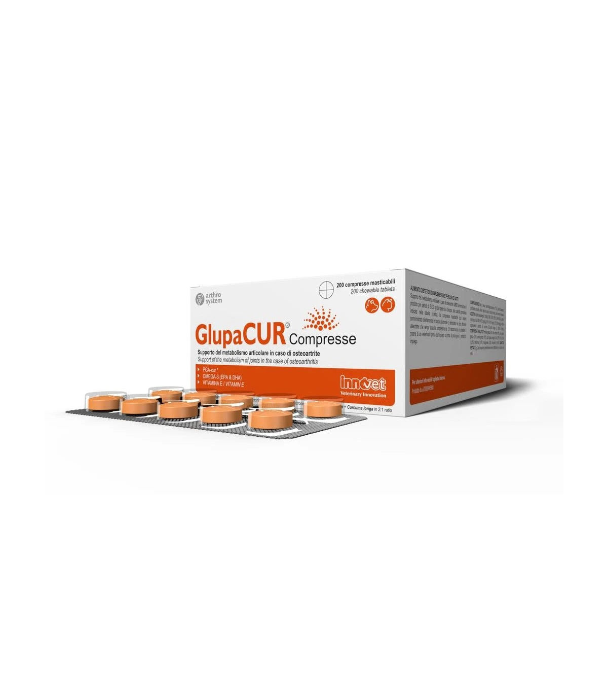 Innovet Glupacur 200 Compresse Masticabili 3 Innovet Glupacur 200 Compresse Masticabili