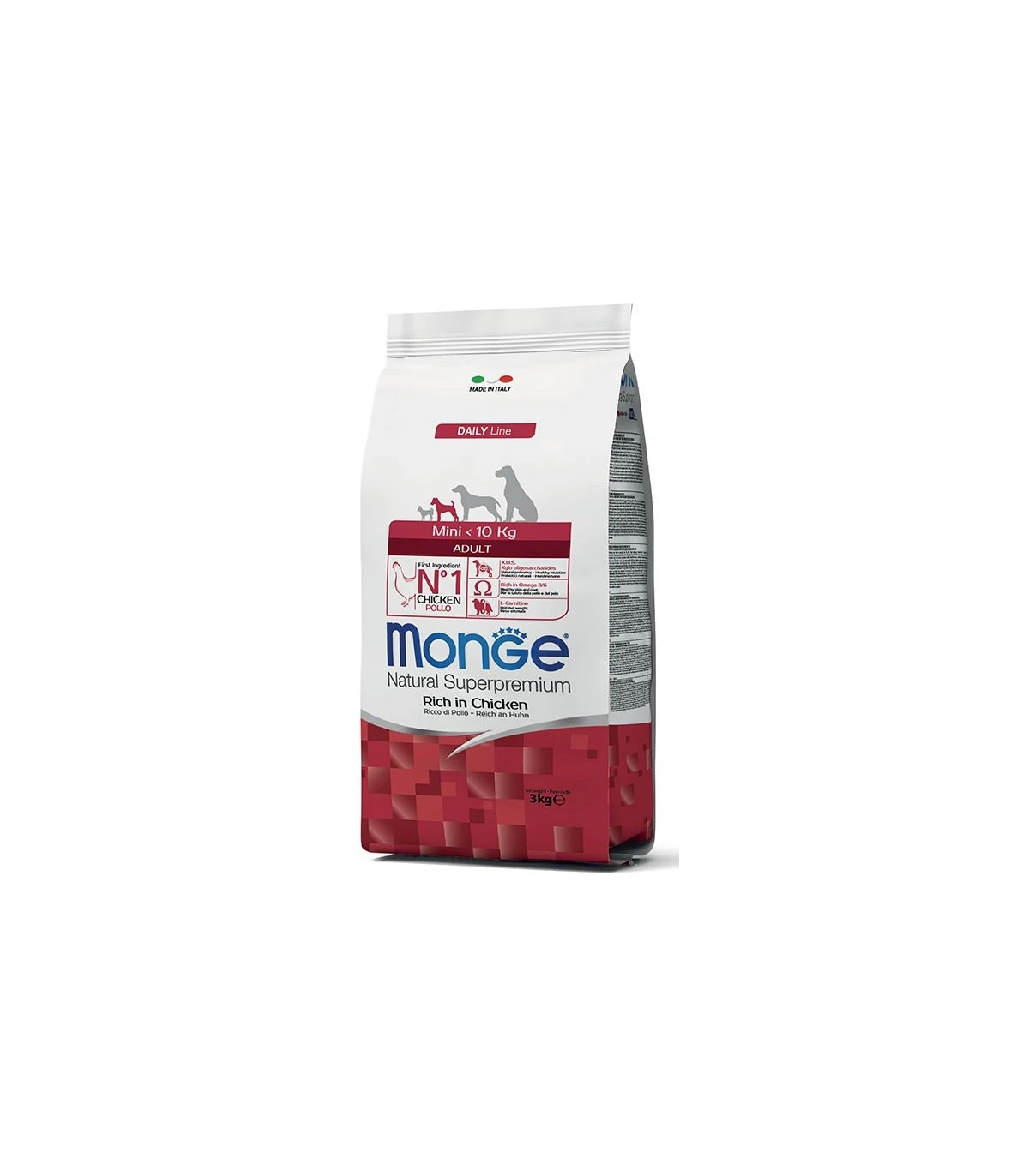 Monge Cane Mini Adult Pollo 7,5 Kg 3 Monge Cane Mini Adult Pollo 7,5 Kg