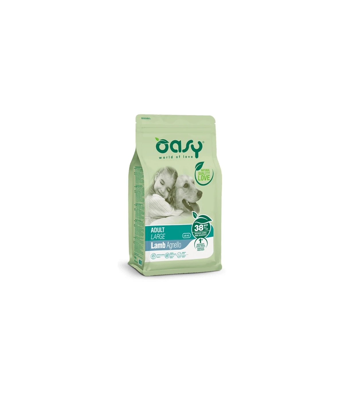 Oasy Cane Adult Large Agnello 12 Kg 3 Oasy Cane Adult Large Agnello 12 Kg