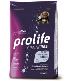 Prolife Cane Grainfree Puppy Sensitive Sogliola & Patate Mini 2 Kg