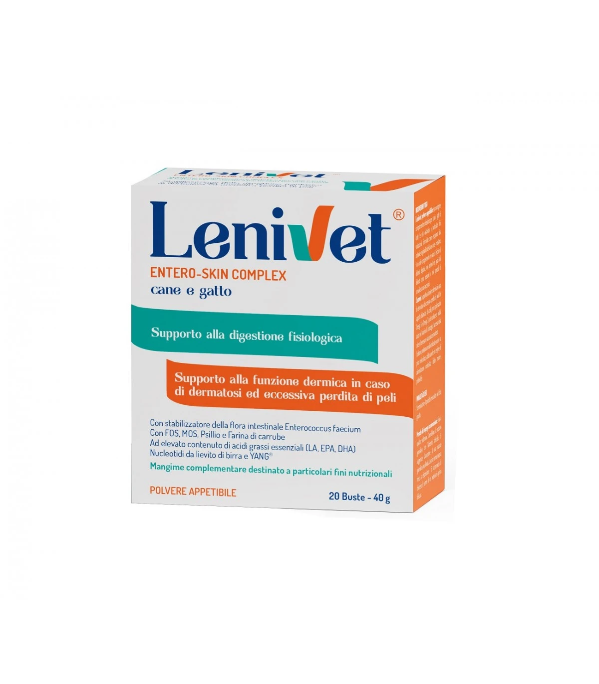 Roypet Lenivet Entero Skin Complex 20 Buste 40 Gr 3 Roypet Lenivet Entero Skin Complex 20 Buste 40 Gr