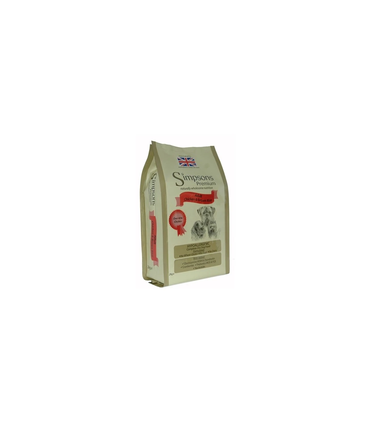 Simpsons Premium Cane Adult Pollo E Riso Integrale 2 Kg 3 Simpsons Premium Cane Adult Pollo E Riso Integrale 2 Kg