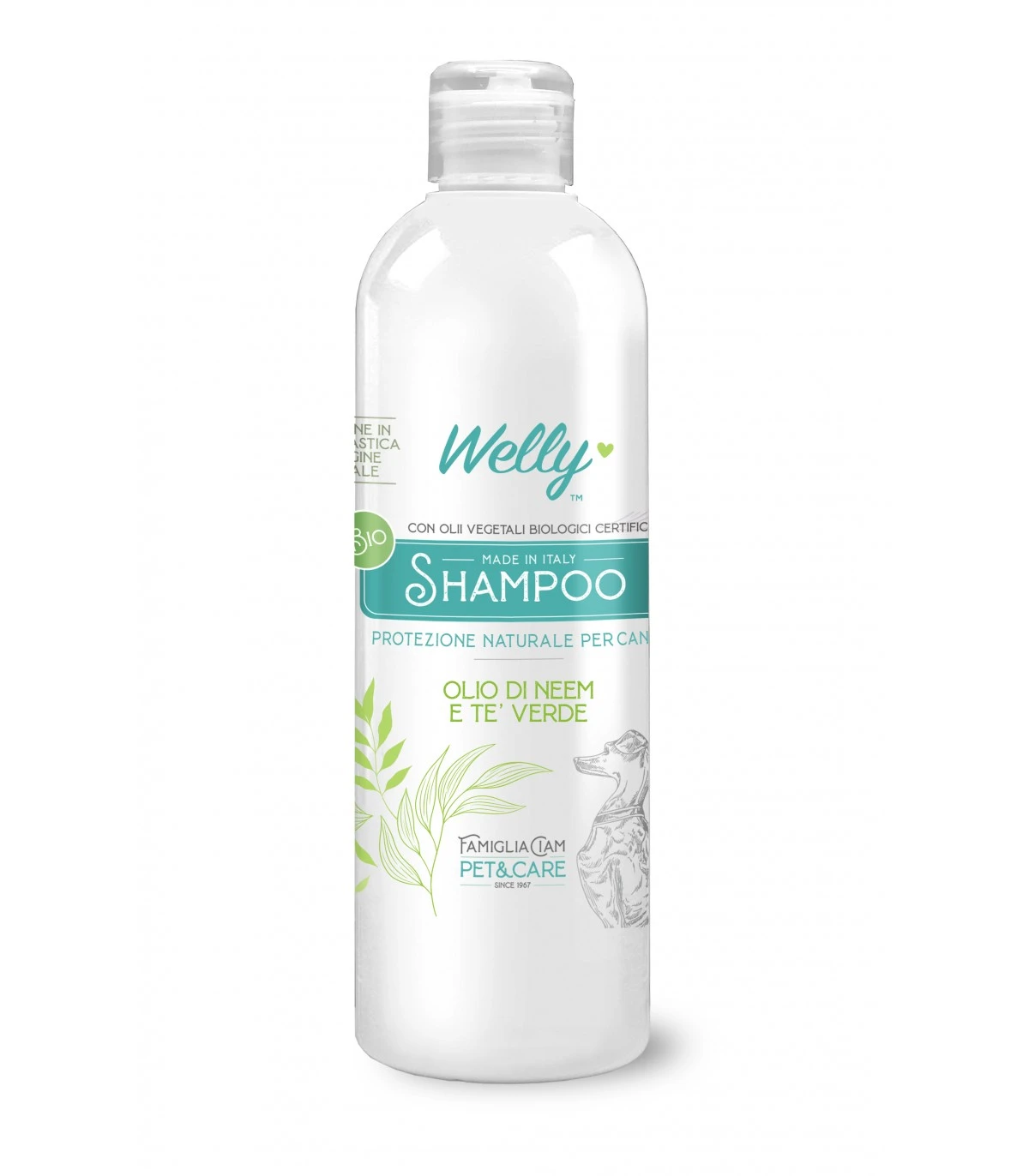 Welly Bio Shampoo Cani Protezione Naturale Olio Di Neem E Te’ Verde 250 Ml 3 Welly Bio Shampoo Cani Protezione Naturale Olio Di Neem E Te’ Verde 250 Ml